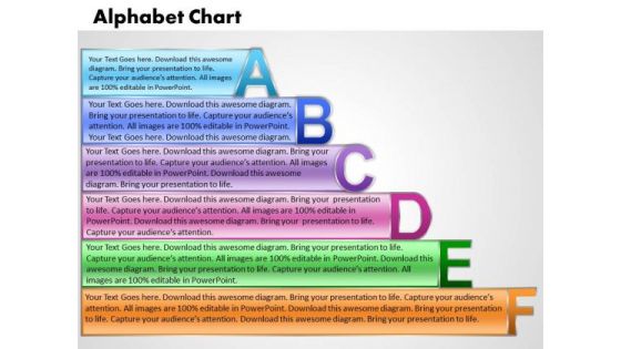 Ppt Alphabet Chart With Textboxes Time Management PowerPoint Business Templates
