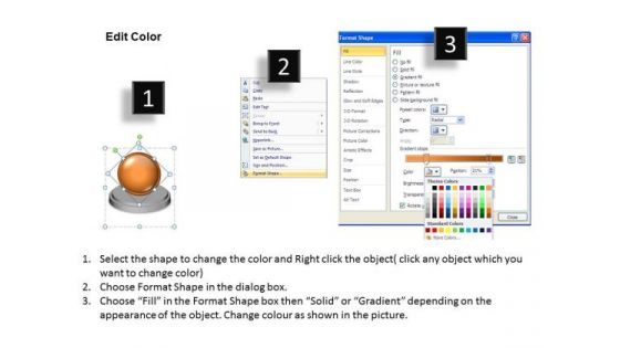 Ppt Analogous Spider Diagram PowerPoint Template Showing 3 Phase Templates