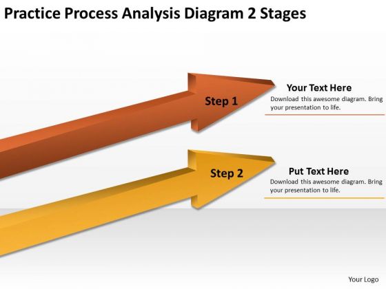 Ppt Arrow Practice Process Analysis Diagram 2 Stages PowerPoint Slides