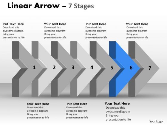 Ppt Background 3d Arrow Representing Constant Steps 7 Graphic