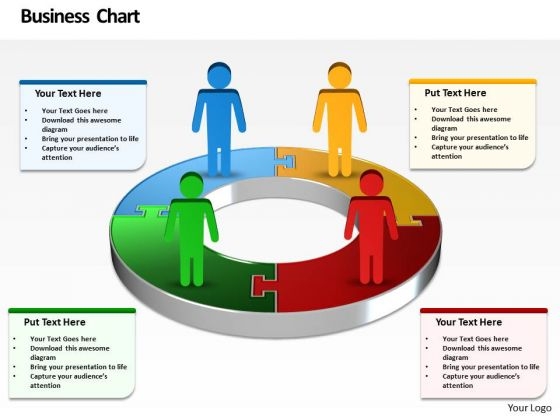 Ppt Business Men Standing On Excel Bar Chart Templates PowerPoint 2010