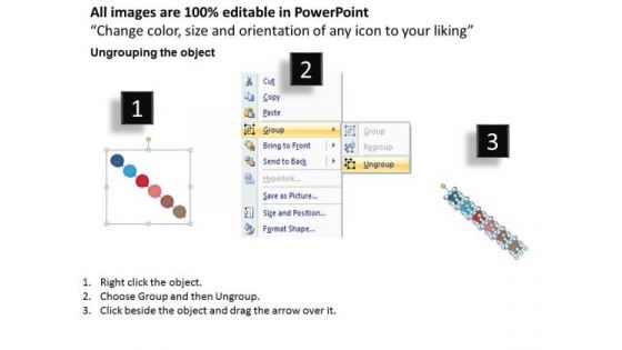 Ppt Colorful Circles Connected With Arrow 6 Steps Working Slide Numbers PowerPoint Templates