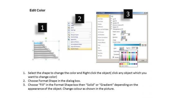Ppt Colorful PowerPoint Presentations Textboxes With Alphabets Abcdefgh Process Templates
