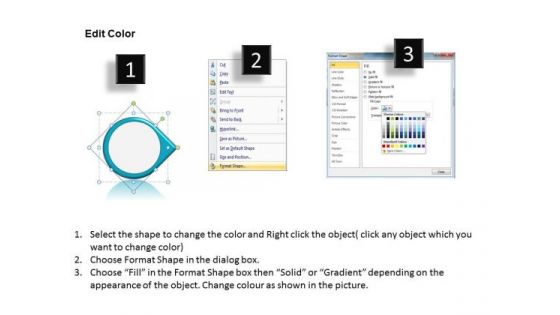 Ppt Consistent Flow Of 3 Phase Diagram PowerPoint Templates