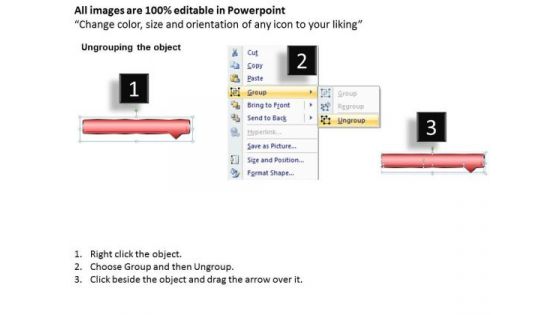 Ppt Continuous Process Using 6 Rectangular Arrows Layouts PowerPoint 2003 Templates
