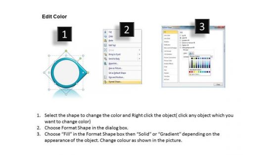 Ppt Continuous Work Flow Chart PowerPoint Of 3 Stages Circular Arrow Templates