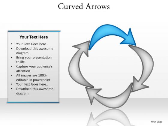 Ppt First Arrow Pointing To Form Square PowerPoint Templates