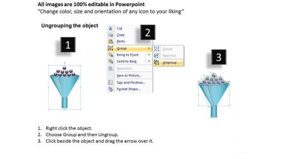 Ppt Funnel Cause And Effect Diagram PowerPoint Template Editable Templates