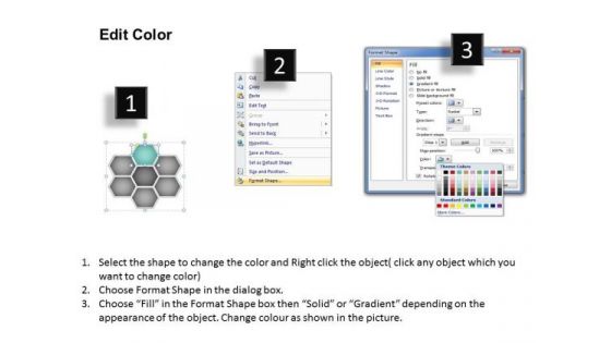 Ppt Hexagon Angles Chart Editable PowerPoint Templates 2010 Business
