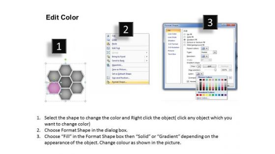 Ppt Hexagon Shapes Format Editable Birthday Presentation PowerPoint Business Templates