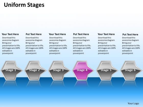 Ppt Horizontal Abstraction Of Octagonal Arrows 6 Power Point Stage Pink PowerPoint Templates