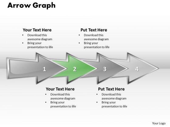 Ppt Linear Abstraction Arrow Cause And Effect Diagram PowerPoint Template Templates
