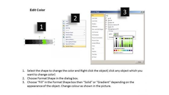 Ppt Linear Way To Avoid Production Losses Eight Steps Stage 6 PowerPoint Templates