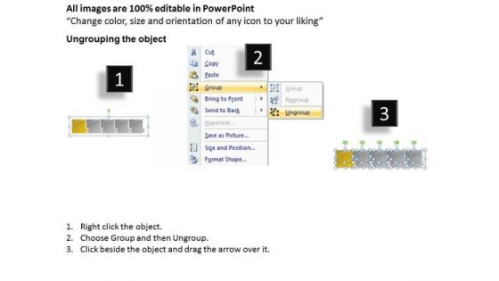 Ppt Marketing Process Horizontal PowerPoint Slide Numbers Business Plan 2 Image