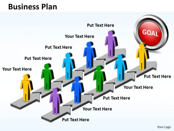 Ppt Parallel PowerPoint Slide Numbers To Business Plan Business Templates