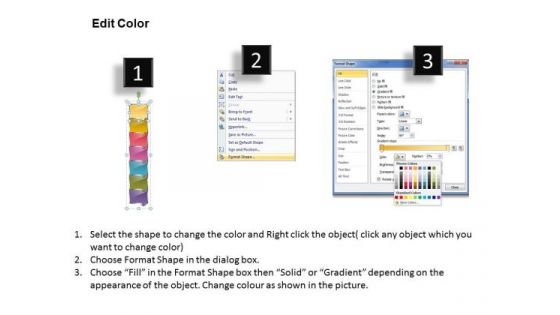 Ppt Plumb Arrow Practice The PowerPoint Macro Steps 7 Stages Templates