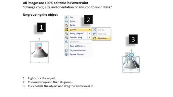 Ppt PowerPoint Slide Numbers To Reach The Top Editable Buisness Templates