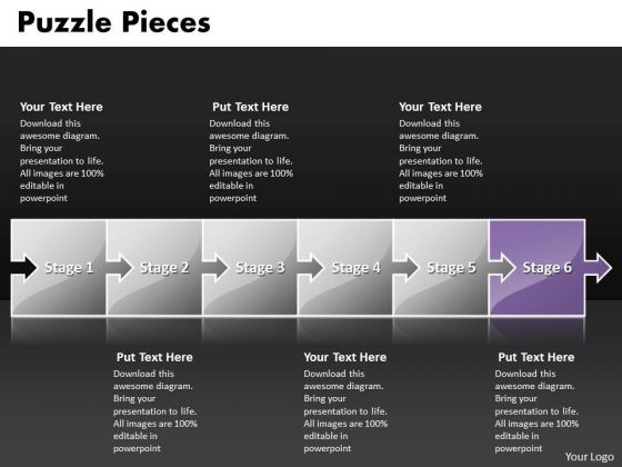 Ppt Puzzle Pieces Business Forging Process PowerPoint Slides Flow Templates