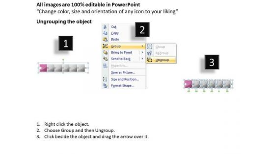 Ppt Puzzle Pieces Steps Working With Slide Numbers Of A Task PowerPoint Templates