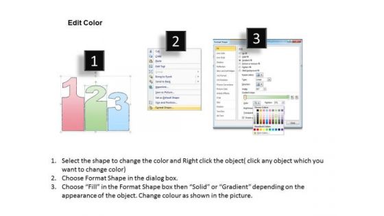 Ppt Slide 3 Steps Design And Process Sales Plan
