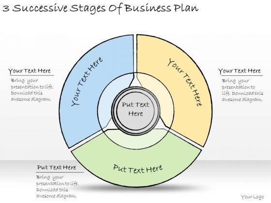 Ppt Slide 3 Successive Stages Of Business Plan Marketing