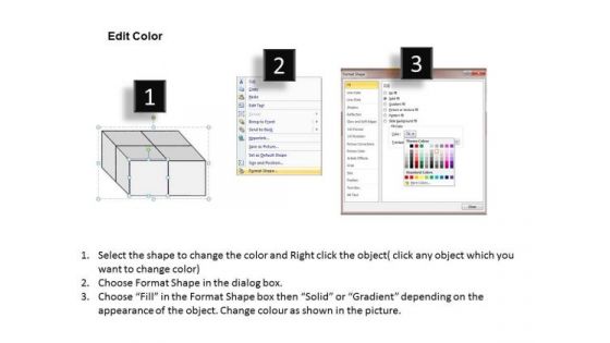 Ppt Slide 3d Block For Business Step Diagram Consulting Firms