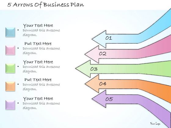 Ppt Slide 5 Arrows Of Business Plan Strategic Planning