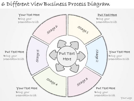 Ppt Slide 6 Different View Business Process Diagram Strategic Planning