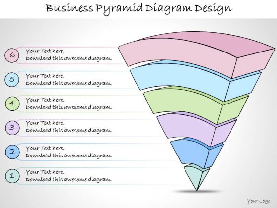 Ppt Slide Business Pyramid Diagram Design Diagrams