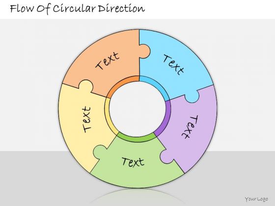 Ppt Slide Flow Of Circular Direction Business Diagrams