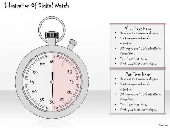 Ppt Slide Illustration Of Digital Watch Consulting Firms