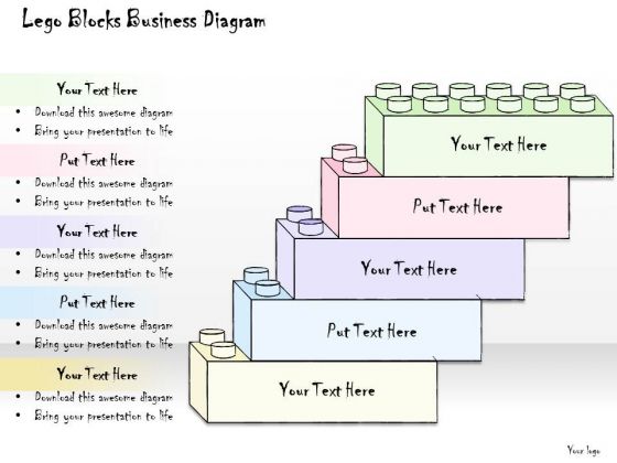Ppt Slide Lego Blocks Business Diagram Strategic Planning