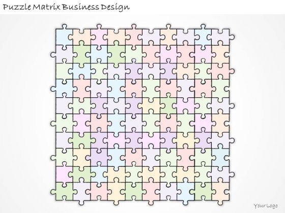Ppt Slide Puzzle Matrix Business Design Sales Plan