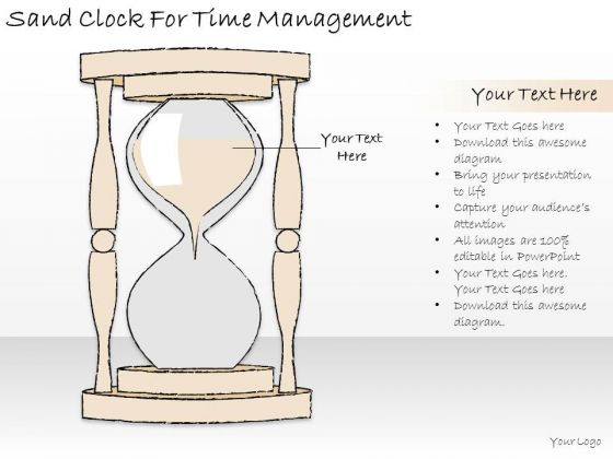 Ppt Slide Sand Clock For Time Management Strategic Planning