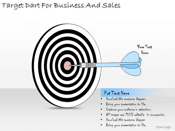 Ppt Slide Target Dart For Business And Sales Marketing Plan