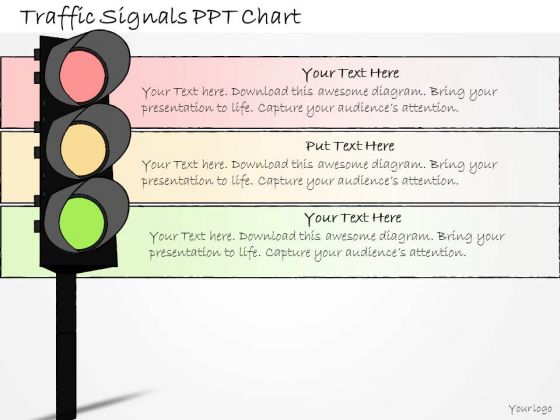 Ppt Slide Traffic Signals Chart Strategic Planning