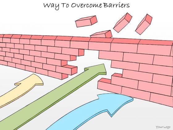Ppt Slide Way To Overcome Barriers Business Diagrams