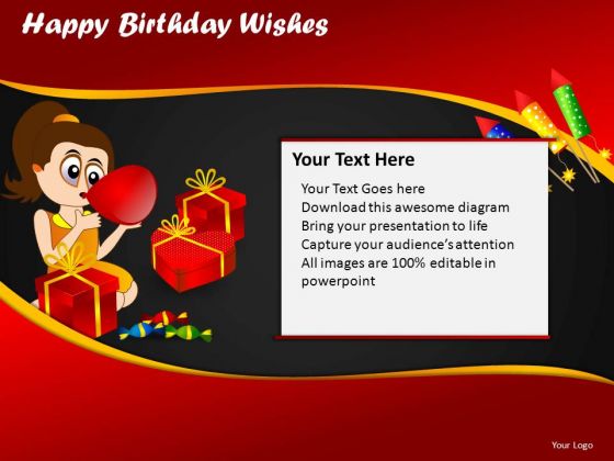Ppt Slides Happy Birthday Kids Download