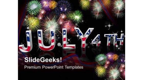 Ppt Slides July 4th American Independence PowerPoint Templates 0612
