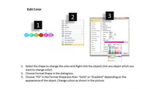 Ppt Steps Working With Slide Numbers A Process Timeline PowerPoint Templates