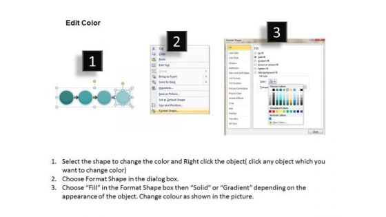 Ppt Straight Execution Of 4 PowerPoint Slide Numbers Templates