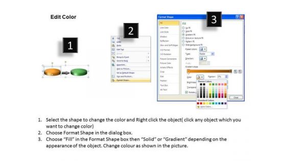 Ppt Template 3d Linear Flow Five Steps Spider Diagram PowerPoint 1 Graphic