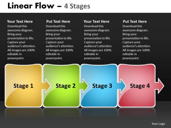 Ppt Template Arrow Progression Of Business Workflow Diagram Time Management PowerPoint 1 Image