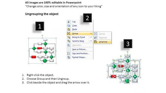 Ppt Templates Business Process Flowchart Diagram PowerPoint Slides