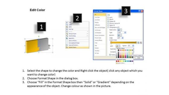 Ppt Theme Two Steps Working With Slide Numbers To Describe Course Of Action 2 Image