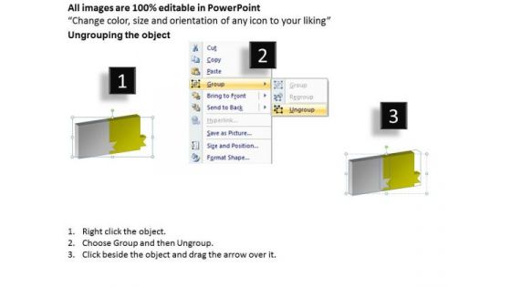 Ppt Theme Two Steps Working With Slide Numbers To Describe Course Of Action 3 Image