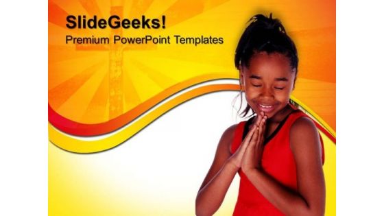 Pray Cross Church PowerPoint Templates And PowerPoint Themes 0712