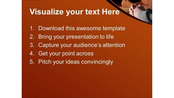 Praying Hands Church PowerPoint Templates And PowerPoint Themes 0712