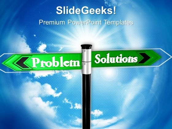 Problem Solution Business PowerPoint Templates And PowerPoint Themes 0612