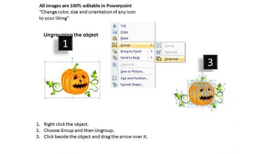 Process And Flows Halloween PowerPoint Slides And Ppt Diagram Templates